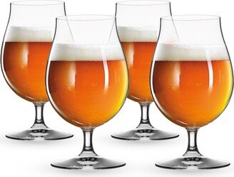 Beer Classics Tulip Glasses, Set of 4, 15.5 Oz