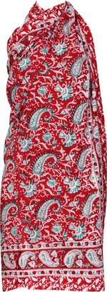 Nologo-Chic Sarong-One Size - Paisley Red