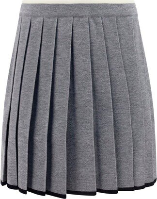 Pleated Mini Skirt