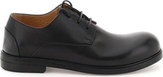 'zucca Media' Leather Derby Shoes-AB