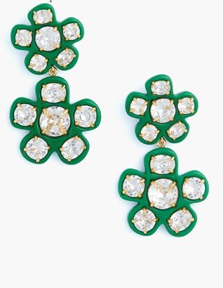 Tuckernuck x Atlantic-Pacific Kelly Green Daisy Drop Earrings