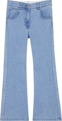 Kids Flared Stretch-denim Jeans