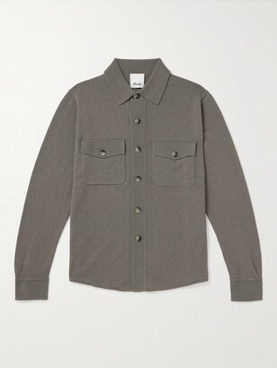 Virgin Wool and Cashmere-Blend Overshirt