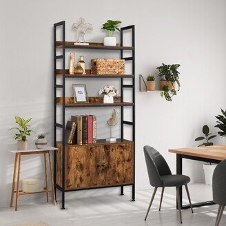 Tatahance Bookcase with 3 open shelves and a concealed cabinet