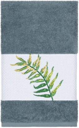 Zoe Embellished Hand Towel - Teal