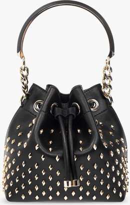 ‘Bon Bon’ Bucket Shoulder Bag - Black-AC