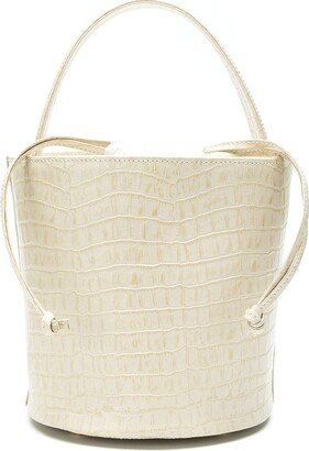 Croco bucket bag