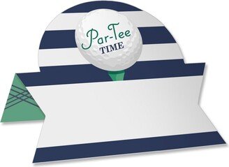 Big Dot Of Happiness Par-Tee Time Golf - Birthday or Retirement Table Setting Name Place Cards 24 Ct