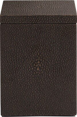 Posh Trading Company Chelsea Cotton Wool Box - Shagreen Chocolate