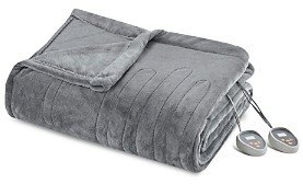 Plush Heated Blanket, Queen