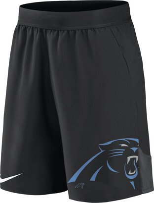 Men's Dri-FIT Stretch (NFL Carolina Panthers) Shorts in Black