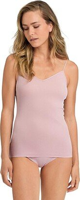 Cotton Seamless V-Neck Camisole (Pale Pink) Women's Underwear