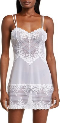 'Embrace' Lace & Mesh Chemise