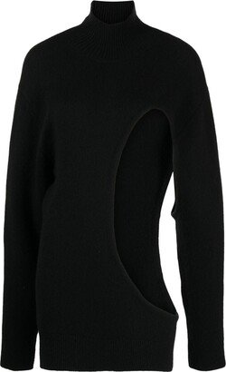 Cut-Out Detail Cashmere Jumper