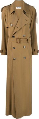 Double-Breasted Trench Coat-AT