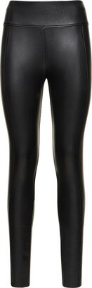 Edie forming faux leather leggings