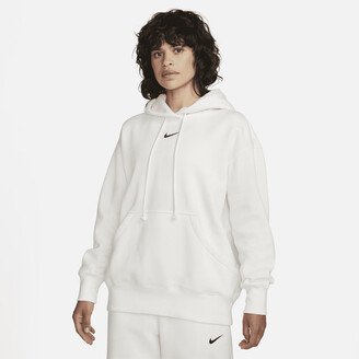 Women's Sportswear Phoenix Fleece Oversized Pullover Hoodie in White