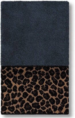 Spots Embellished Hand Towel - Midnight Blue