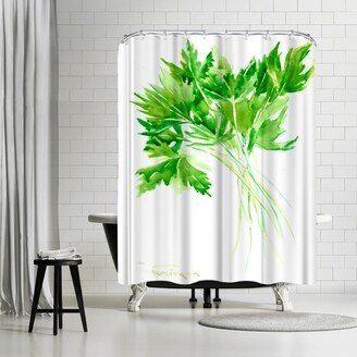 71 x 74 Shower Curtain, Parsley by Suren Nersisyan