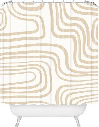 Iveta Abolina Coeur Shower Curtain Neutral