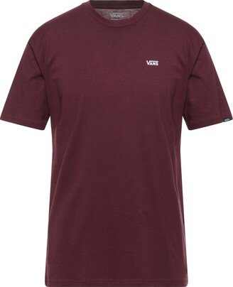 Mn Left Chest Logo Tee T-shirt Burgundy