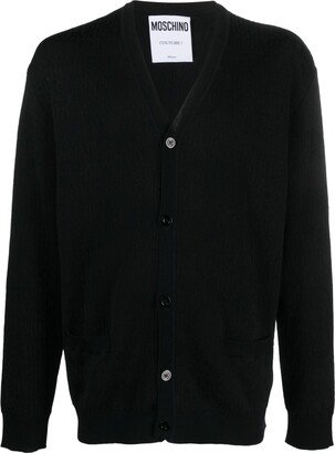 Button-Up Virgin Wool Cardigan