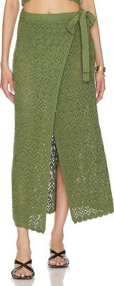 x REVOLVE Rina Maxi Wrap Skirt