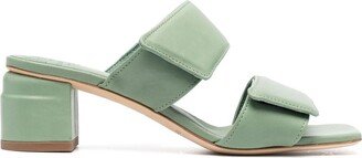 Elsie 60mm leather mules