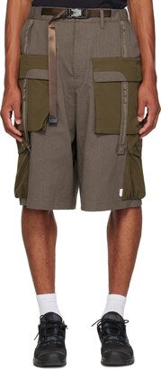 Archival Reinvent Brown Belted Shorts