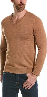 Mette Merino Wool V-Neck Sweater-AD