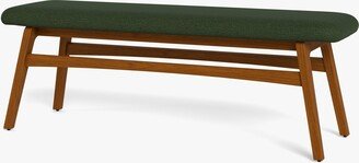 Scandinavian Dining Bench Heather Dark Fern