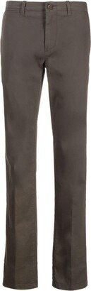 Mid-Rise Straight-Leg Trousers-BK