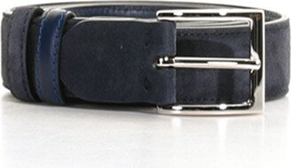 Leather Belt With Embossed Logo