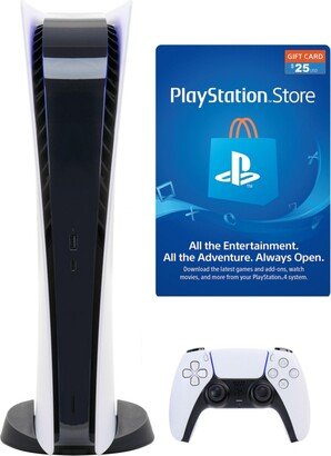 Sony PlayStation 5 Digital Console with $25 Psn Card