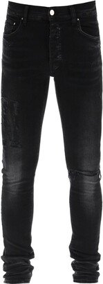 'Distressed Logo' Jeans-AF
