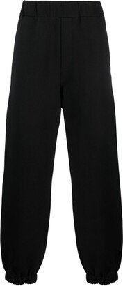 Elasticated-Waist Cotton Track Pants