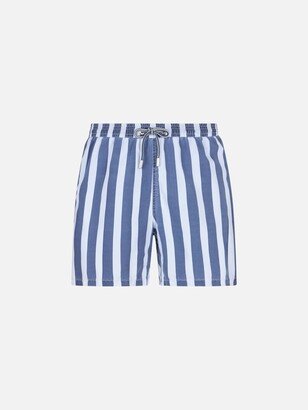 Man Striped Swim Shorts