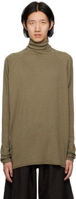 Khaki Raglan Turtleneck