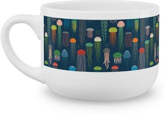 Mugs: Just Jellies - Multi Latte Mug, White, 25Oz, Multicolor