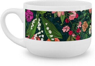 Mugs: Secret Garden - Multi Latte Mug, White, 25Oz, Multicolor