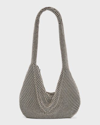 Farrah Crystal Hobo Shoulder Bag