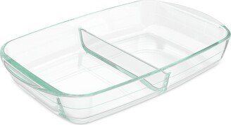 8 x 12 Divided Glass Baking Dish