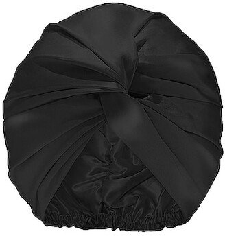 Pure Silk Turban in Black