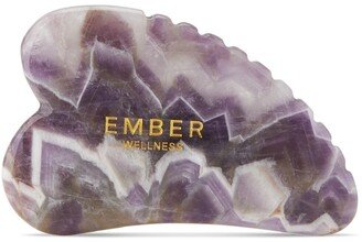 Ember Wellness Heart Gua Sha Amethyst Face Massager