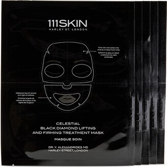 Five-Pack Celestial Black Diamond Lifting And Firming Treatment Masks – Fragrance-Free, 155 mL