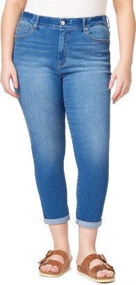 Angels Forever Young Women's Size Jeanie Convertible Ankle High-Rise Jeans (Standard