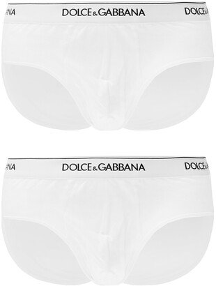 Branded Briefs Two-pack - White