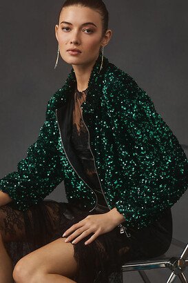 Sequin Bomber Jacket