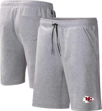 Men's Msx by Michael Strahan Heather Gray Kansas City Chiefs Trainer Shorts