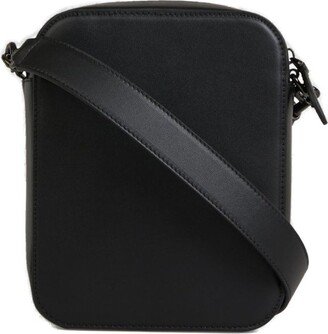 Logo Plaque Zip-Up Crossbody Bag